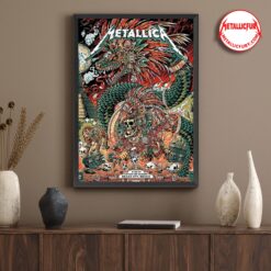 Metallica M72 Mexico City 2024 Night 4 Poster September 29 Exclusive Collectible Artwork 3