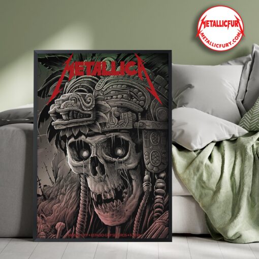 Metallica M72 Tour Mexico City Night 2 September 22 2024 Foro Sol Poster 2