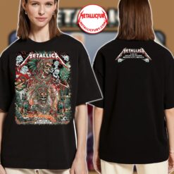 Metallica M72 World Tour 2024 Mexico City Night 3 T-Shirt September 27 exclusive concert tour merch 2