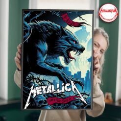 Metallica M72 World Tour 2024 Seattle Night 1 Poster – August 30, 2024 Lumen Field – Exclusive Concert Collectible Artwork