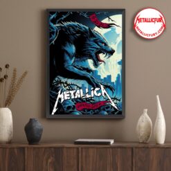 Metallica M72 World Tour 2024 Seattle Night 1 Poster – August 30, 2024 Lumen Field – Exclusive Concert Collectible Artwork