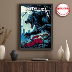 Metallica M72 World Tour 2024 Seattle Night 2 Poster – September 1, 2024 Lumen Field – Exclusive Concert Collectible Artwork