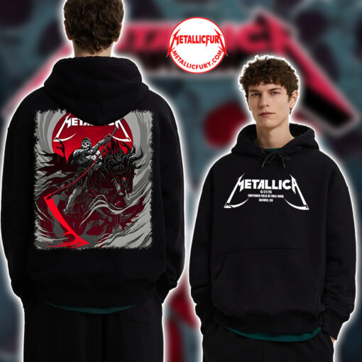 Metallica M72 World Tour 2025 Denver Hoodie June 27 29 Empower Field at Mile High 3