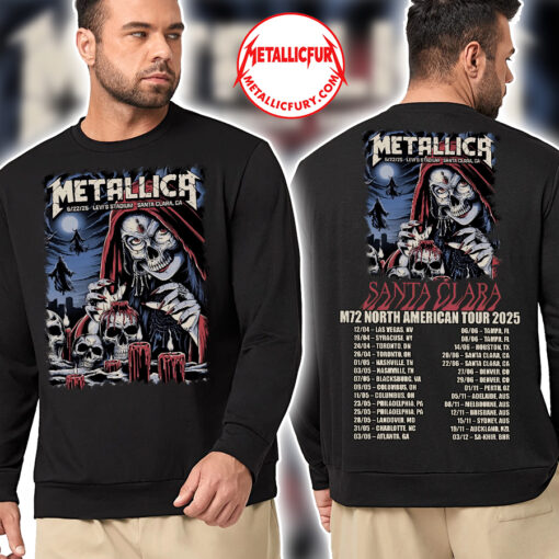 Metallica M72 World Tour 2025 Santa Clara Night 2 Sweater June 22 2025 Levi’s Stadium 1