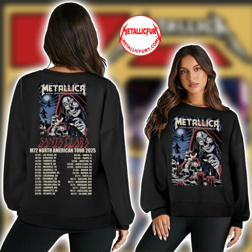 Metallica M72 World Tour 2025 Santa Clara Night 2 Sweater June 22 2025 Levi’s Stadium 2