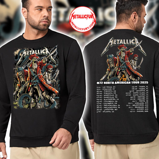Metallica M72 World Tour 2025 Tampa Florida Sweater Night 1 June 6 Raymond James Stadium 1