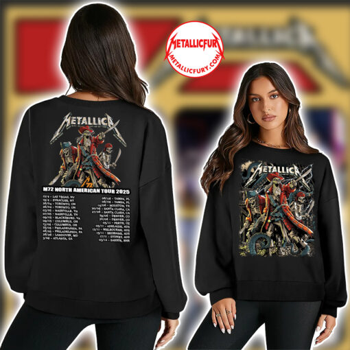 Metallica M72 World Tour 2025 Tampa Florida Sweater Night 1 June 6 Raymond James Stadium 2