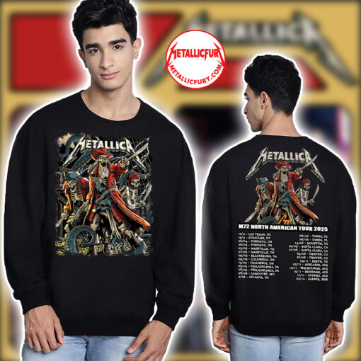 Metallica M72 World Tour 2025 Tampa Florida Sweater Night 1 June 6 Raymond James Stadium 3