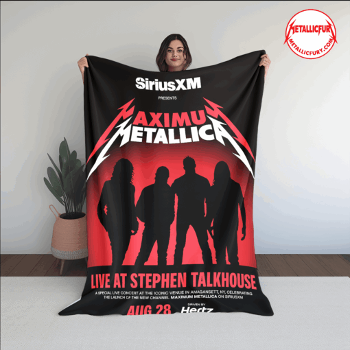 Metallica M72 World Tour Blanket Amagansett August 28 2025 Stephen Talkhouse New York