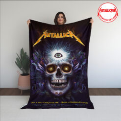 Metallica M72 World Tour Blanket Charlotte May 31 2025 Bank of America Stadium North Carolina