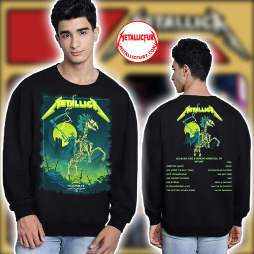 Metallica M72 World Tour Sweater Houston June 14 2025 NRG Stadium Texas 2