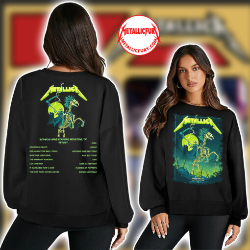 Metallica M72 World Tour Sweater Houston June 14 2025 NRG Stadium Texas 3