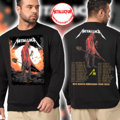 Metallica M72 World Tour Sweater Houston June 14 2025 NRG Stadium Texas Lone Wanderer Design 1