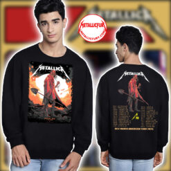 Metallica M72 World Tour Sweater Houston June 14 2025 NRG Stadium Texas Lone Wanderer Design 3