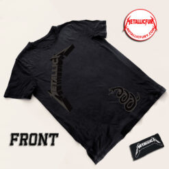 Metallica The Black Album T Shirt Iconic Cover Art Design 1