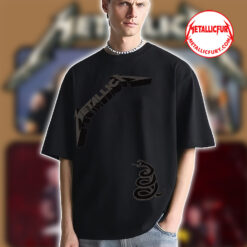 Metallica The Black Album T Shirt Iconic Cover Art Design 2