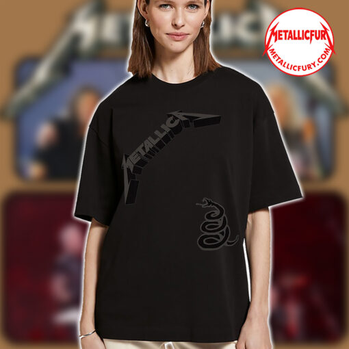 Metallica The Black Album T Shirt Iconic Cover Art Design 3