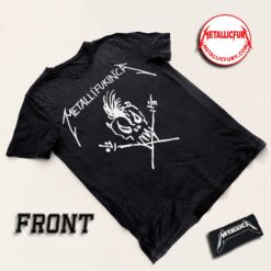 Metalli'fukin'ca Metallica Graphic T Shirt 100% Organic Cotton 1