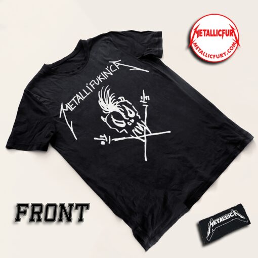 Metalli'fukin'ca Metallica Graphic T Shirt 100% Organic Cotton 1