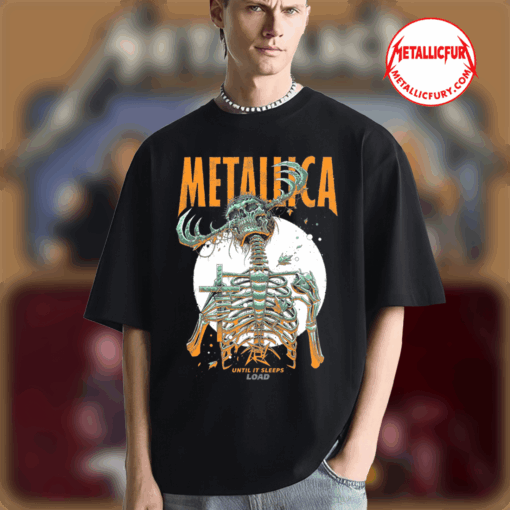 Official Metallica Until It Sleeps Poster Art Tee 2