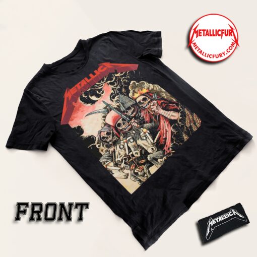 Metallica The Four Horsemen T-Shirt Classic Heavy Metal Band Tee Official Merchandise 1