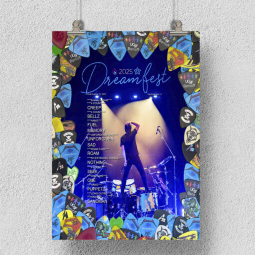 Metallica Dreamfest 2025 Concert Poster – San Francisco, California – October 15, 2025 – UCSF Benioff Children’s Hospitals Benefit Event – Official Event Artwork