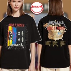 Metallica Guns N’ Roses 1992 Tour T Shirt 2