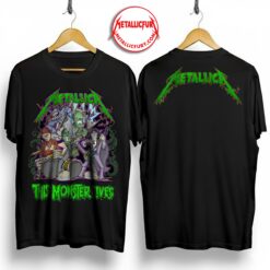 Metallica Happy Halloween 2025 T-Shirt – 'This Monster Lives' Artwork – Metalli-Monsters Collection by Squindo – Official Event Design