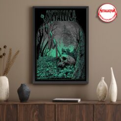 Metallica King Nothing Poster – Dark Forest Skull Artwork – Limited Edition Wall Decor