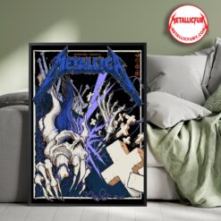 Metallica M72 2024 Chicago Night 1 Poster – Soldier Field, August 9, 2024 – Exclusive Concert Collectible Artwork