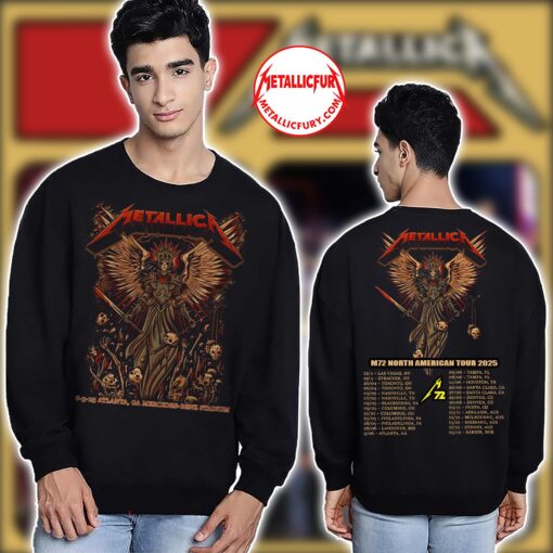 Metallica M72 Atlanta 2025 Sweater June 3 2025 Mercedes Benz Stadium 3