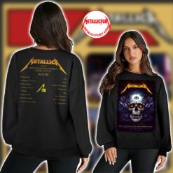Metallica M72 Charlotte 2025 Sweater – May 31, 2025 – Bank of America Stadium, North Carolina – Official Event Artwork