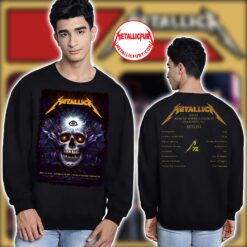 Metallica M72 Charlotte 2025 Sweater – May 31, 2025 – Bank of America Stadium, North Carolina – Official Event Artwork