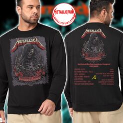 Metallica M72 Landover 2025 Sweater – May 28 2025 – Northwest Stadium – Chained Skeleton Artwork