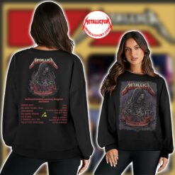 Metallica M72 Landover 2025 Sweater – May 28 2025 – Northwest Stadium – Chained Skeleton Artwork