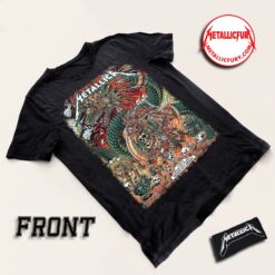 Front view of Metallica M72 Mexico City Night 4 T-Shirt – September 29, 2024 – Foro Sol, Mexico – Official Event Artwork