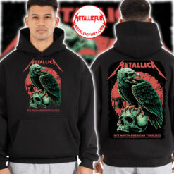 Metallica M72 North American Tour 2025 Philadelphia Hoodie – Lincoln Financial Field, May 23-25, 2025 – Eagle and Skull Power Artwork