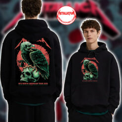 Metallica M72 North American Tour 2025 Philadelphia Hoodie – Lincoln Financial Field, May 23-25, 2025 – Eagle and Skull Power Artwork