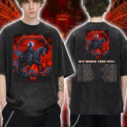 Metallica M72 Perth 2025 Concert In Perth Australia At Optus Stadium On November 1 2025 Washed T Shirt