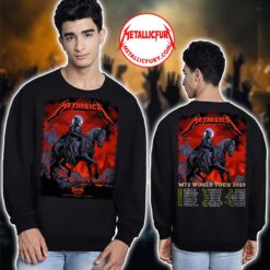 Metallica M72 Perth 2025 Sweater – November 1, 2025 – Optus Stadium, Australia – Death Rider Artwork