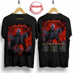 Metallica M72 Perth 2025 Two-Sided T-Shirt – November 1, 2025 – Optus Stadium, Australia – Death Rider Artwork – Official Event Design