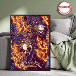 Metallica M72 Warsaw Night 1 Poster – PGE Narodowy, Poland, July 5 2024 – Official Event Artwork