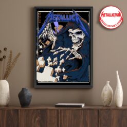 Metallica M72 World Tour 2024 Chicago Night 2 Poster August 11 2024 Soldier Field 3