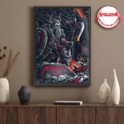 Metallica M72 World Tour 2024 Minneapolis Night 1 Poster – August 16, 2024 U.S. Bank Stadium – Exclusive Collectible Artwork