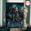 Metallica M72 World Tour Edmonton Night 1 Poster – August 23, 2024 Commonwealth Stadium Alberta – Exclusive Concert Collectible Artwork 1