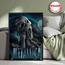 Metallica M72 World Tour Edmonton Night 1 Poster – August 23, 2024 Commonwealth Stadium Alberta – Exclusive Concert Collectible Artwork 2
