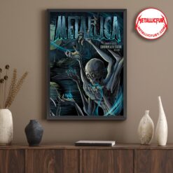 Metallica M72 World Tour Edmonton Night 2 Poster – August 25, 2024 – Exclusive Concert Collectible Artwork