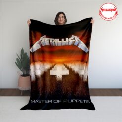 Metallica Master of Puppets 1986 Blanket Premium Rock Throw Blanket