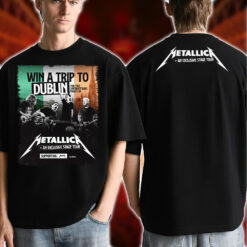 Win a Trip to Dublin for Two Unforgettable Nights with Metallica – M72 Dublin 2026 “No Repeat Weekend” T-Shirt – Exclusive Stage Tour Announcement