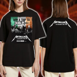 Win a Trip to Dublin for Two Unforgettable Nights with Metallica – M72 Dublin 2026 “No Repeat Weekend” T-Shirt – Exclusive Stage Tour Announcement